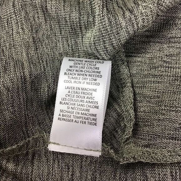 Fourteenth Place Gold Metallic Front Twist Top Size Medium - Picture 8 of 10